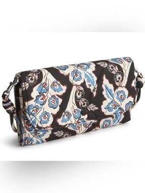 Vera Bradley Wildwood Wallet Crossbody in Calyx + Quill Performance Twill